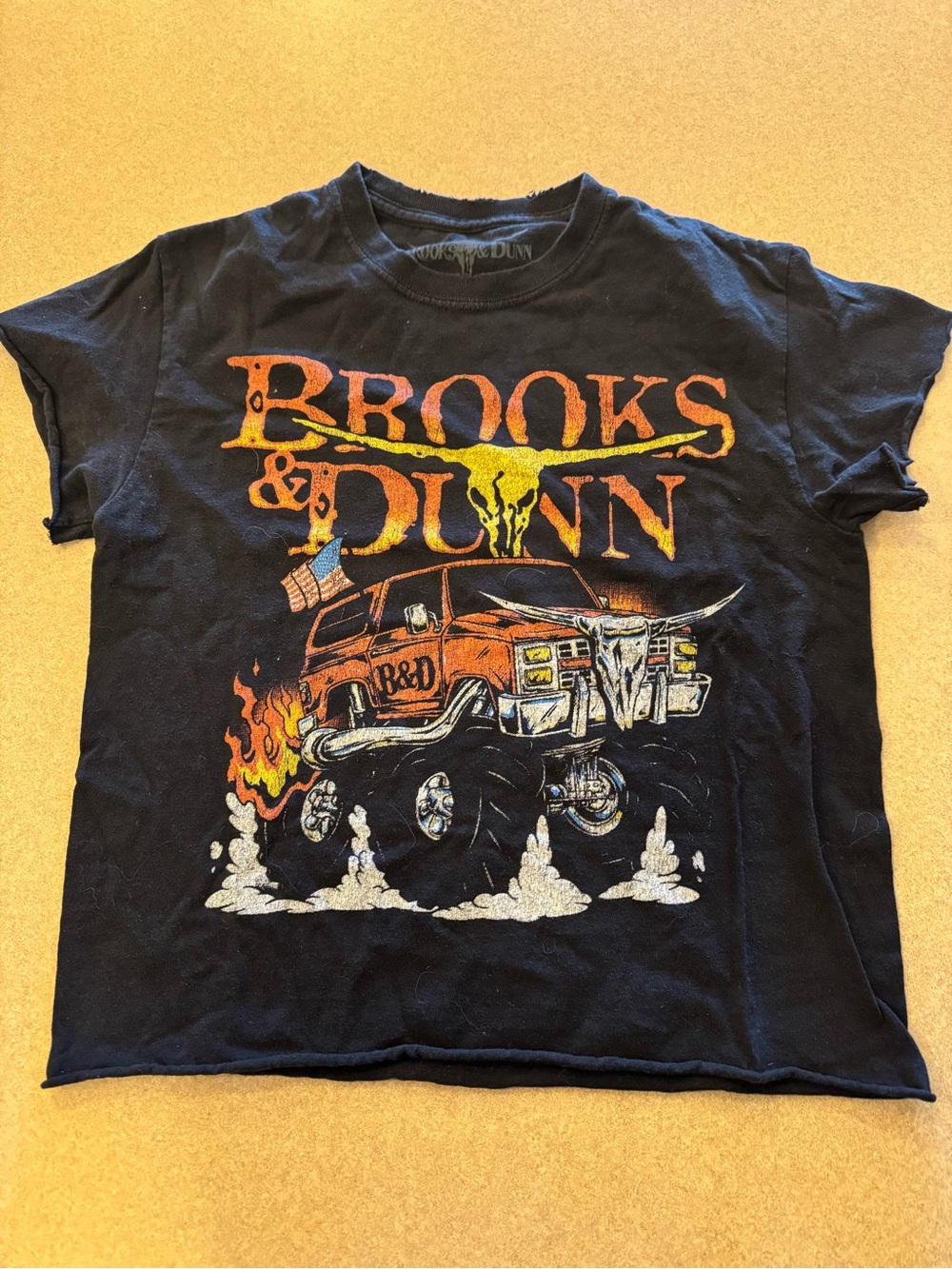 Brooks & Dunn Black Graphic Tee - Women’s Short Sleeve - Picture 1 of 4